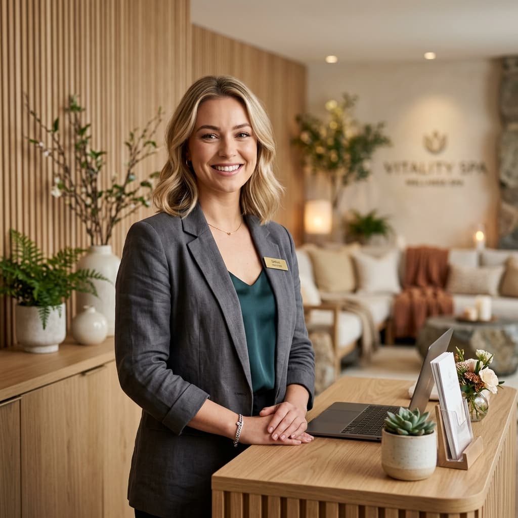 Recepcionista Elena
